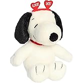 Aurora Peanuts Love On The Mind 6" Snoopy Adorable Plush | Character-accurate styling with soft huggable appeal for fans of all ages