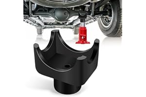 TNCZHYLX Bottle Jack Adapter, Bottle Jack Axle Adapter | Jack Axle Adapter Lifting Saddle for 2Inch and 3Inch Axle Tub for Bottle Jack Accessories (Black)