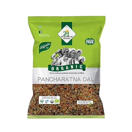 24 Mantra Organic Pancharatna Dal, 500g