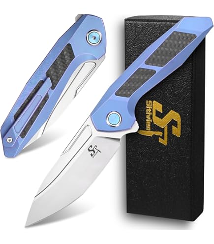 Amazon.com : Sitivien ST991 Folding Knife, M390 Pearlescent