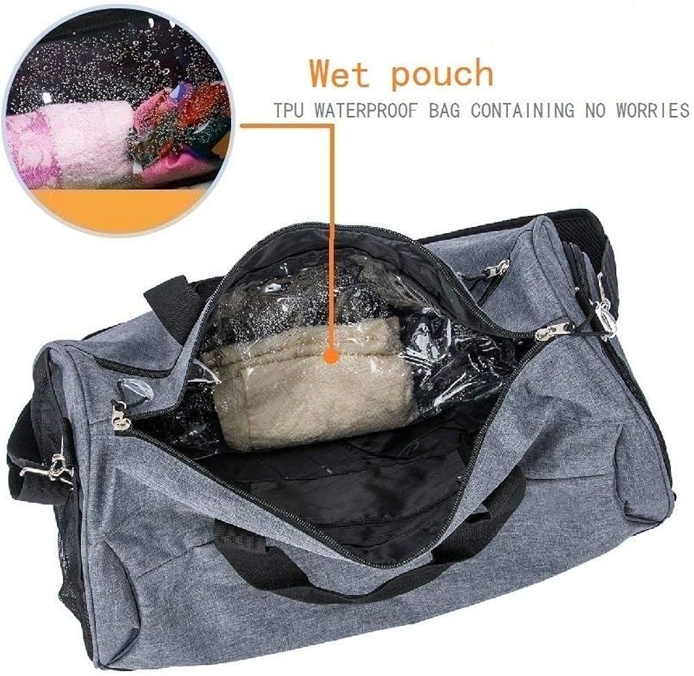  | Sports Gym Bag with Wet Pocket & Shoes Compartment for Women & Men | Sports Duffels