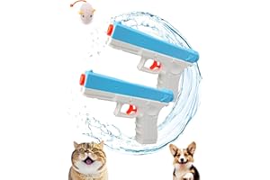 CARIVOZEN Water Pistols Kids, Squirt Gun for Cats Training, Cat Deterrent, Water Pistols for Dogs Cats, Comfortable Size for Adults, 2 Pack