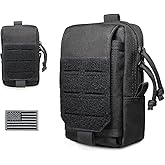 WYNEX Tactical EDC Pouch, Molle Utility Pouches Gadget Organizer Phone Holder Waist Pack Smartphone Pouch Tool Holster Pocket