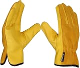 SAWANS Leather Work Gloves 2 Pairs Heavy Duty Garden Thorn Proof XL view 7