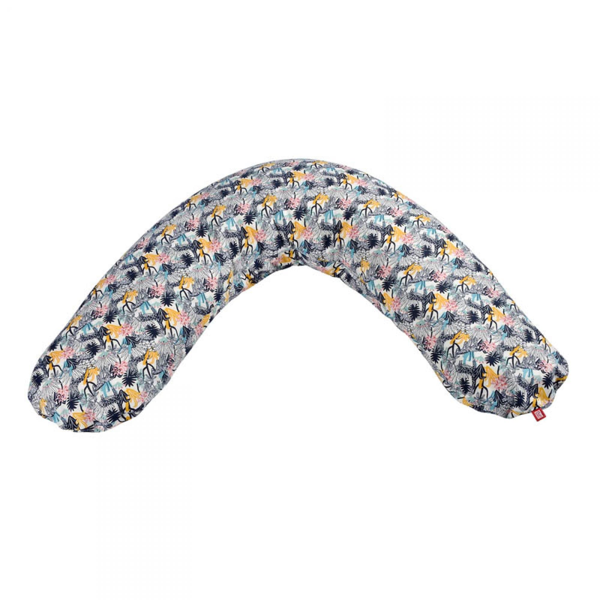 RED CASTLE, Big Flopsy, Breastfeeding and Maternity Pillow, Pregnancy Pillow, Multifunctional, Ideal for Sleeping and Nursing, Perfect Support and Comfort, Cotton, 170cm - Jungle