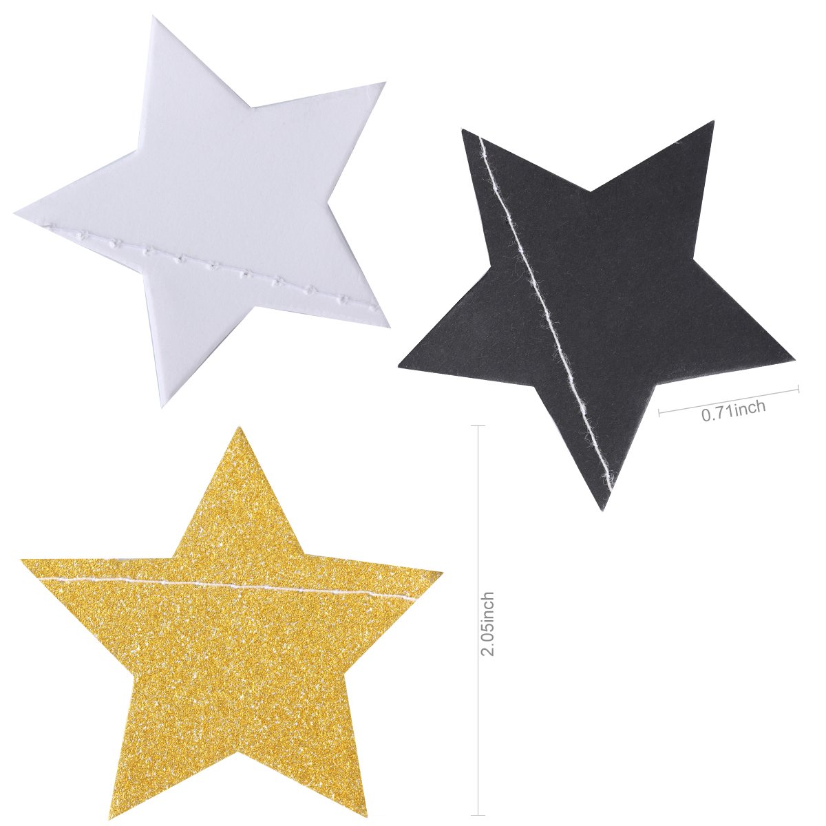 Party Supplies and Party Decorations- 100 Pcs 12 inches Latex Party Balloons and 2 Pcs Twinkle Star Garland - Perfect for All Party events, Wedding Party, Retirement Party, Baby Shower, Birthda Party