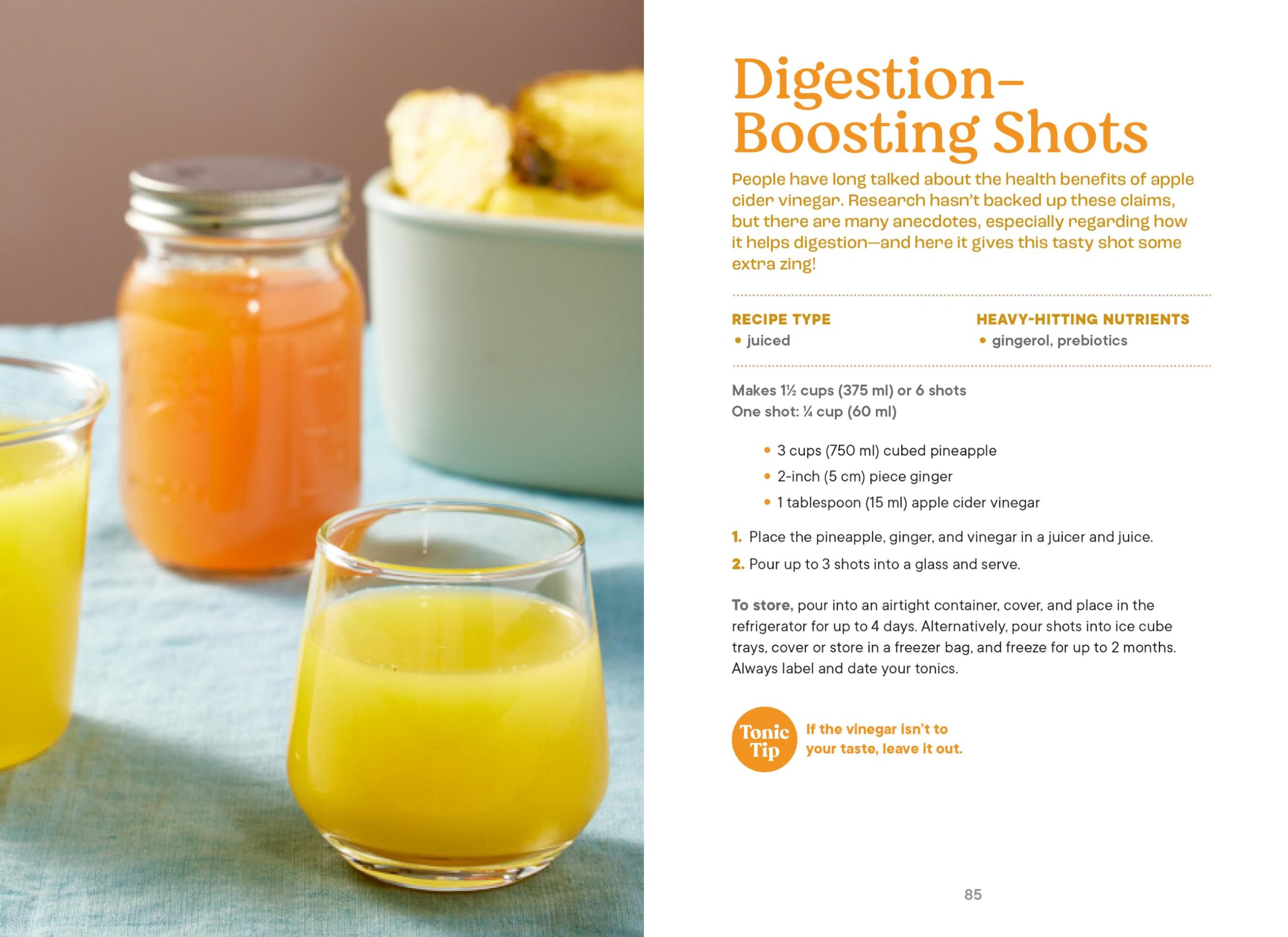 Health Shots: 50 Simple Tonics to Help Improve Immunity, Ease Anxiety, Boost Energy, and More