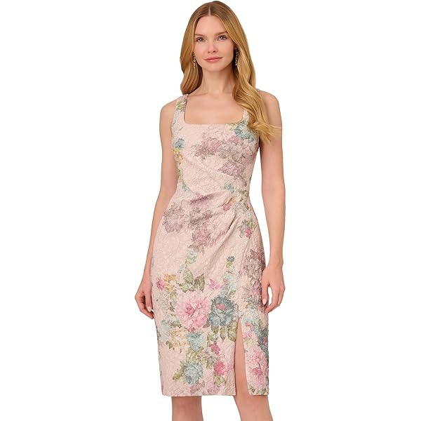 Amazon.com: Adrianna Papell Women's Floral Sequin Ankle Dress, Black Multi,  4 : Clothing, Shoes & Jewelry