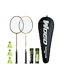 WOED BATENS -2 Player Badminton Set, Carbon Fiber