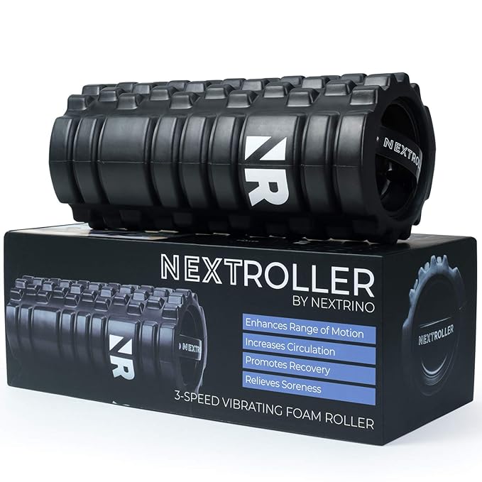 Buy NextRoller 3Speed Vibrating Foam Roller The Future of Muscle Recovery and Deep Tissue