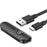 ATUMTEK Bluetooth Remote Shutter, Carbon Fiber Design, Rechargeable Camera Remote Control for iOS &amp; Android Smartphones, Compact and Portable, with Type-C Charging, 10m Remote Range, Bluetooth 5.0