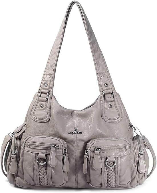 Women Handbag Angel Kiss Shoulder Bags PU Leather Tophandle Hobo Bags