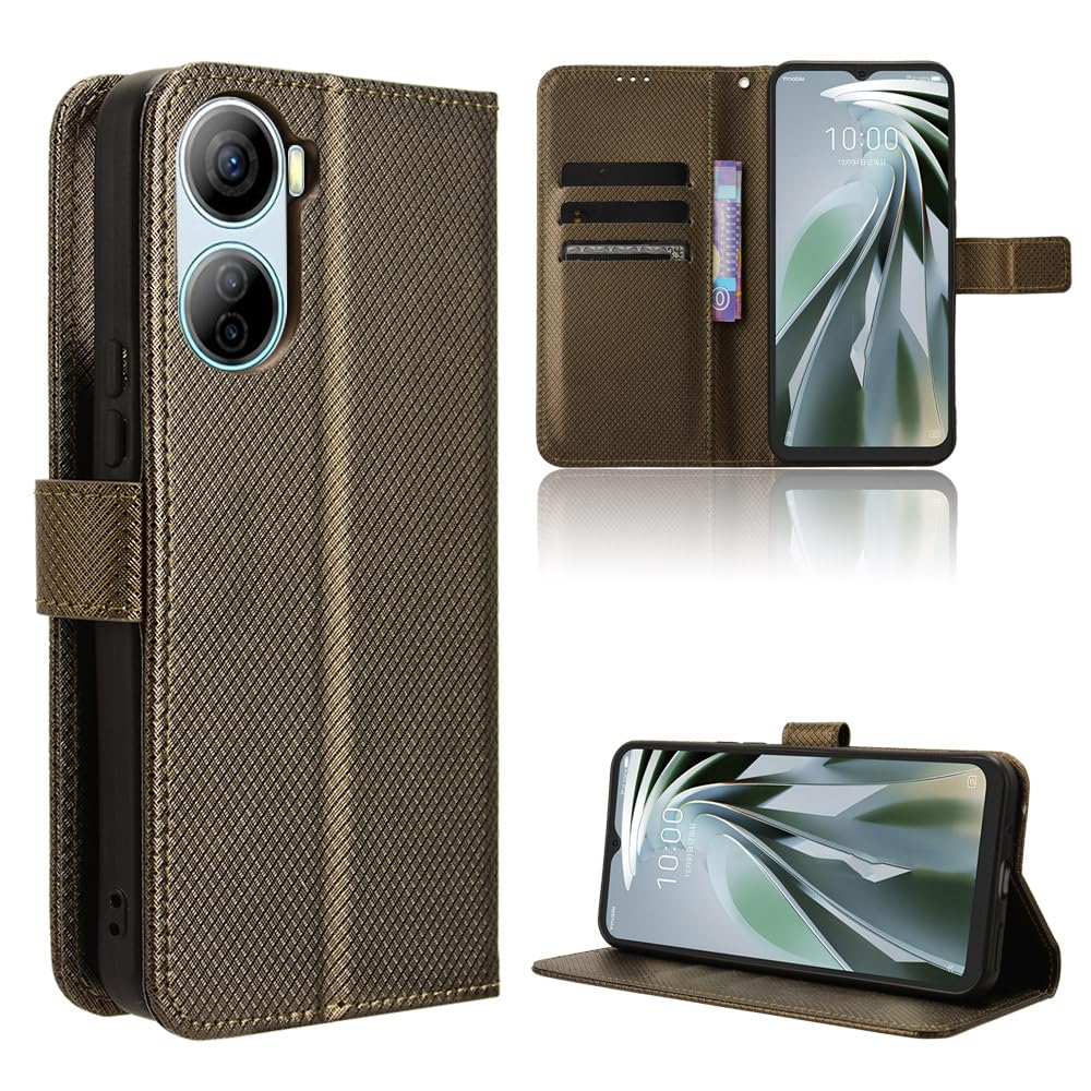 Elubugod Compatible with ZTE Libero 5G IV Leather