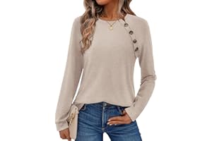 Zeagoo Womens Long Sleeve Tshirts Casual Tunic Tops Work Fashion Cute Sweaters Fall Outfits 2025 Dressy Blouse