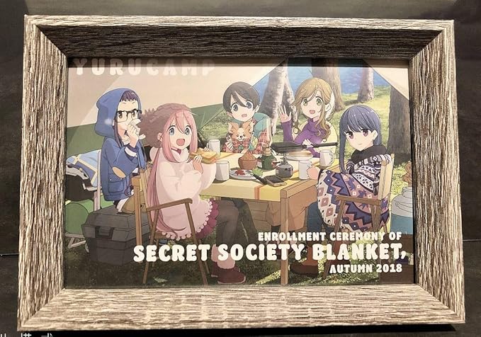 Amazon Co Jp ゆるキャン 秘密結社ブランケット入団説明会18 Autumn ポストカード 志摩リン ポストカード ホビー