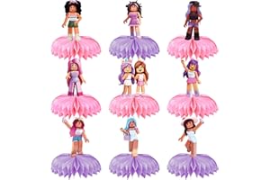 9pcs Game Party Honeycomb Centerpieces for Kids Teens Girls Boys, Nine Original Designs Birthday Decorations Party Supplies Table Toppers Extra Thick, Kauai Sun™