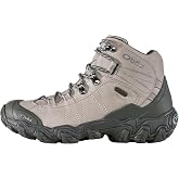 Oboz Women's Bridger Mid B-DRY Hiking Boot | Waterproof Leather Hiking Boots with Breathable Protection and Rugged Traction for Wet-Weather Trails