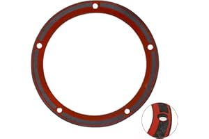5 Holes Twin Cam Derby Cover Gasket,Gasket Rings,Compatible with Harley Touring Dyna Electra Glide Softail Fatboy FXD 1999-20
