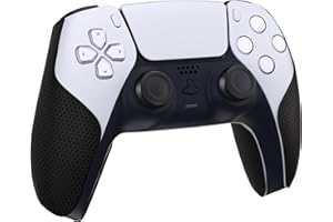 PlayVital Premium Grip for ps5 Wireless Controller, Split Design Anti-Skid Soft Hexagonal Diamond Textures Sweat-Absorbent Ha