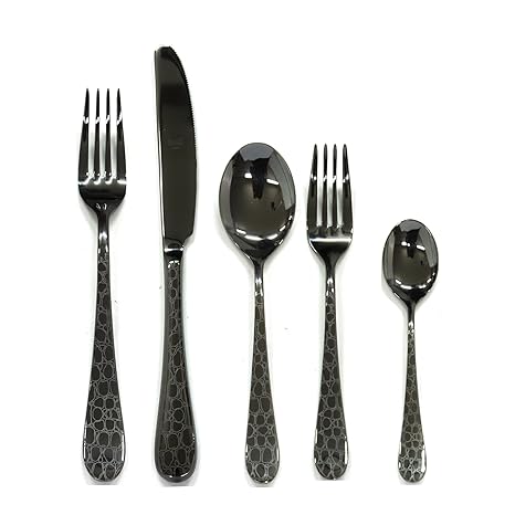 Mepra 1096C22020 - Cubertería especial unificada, color negro