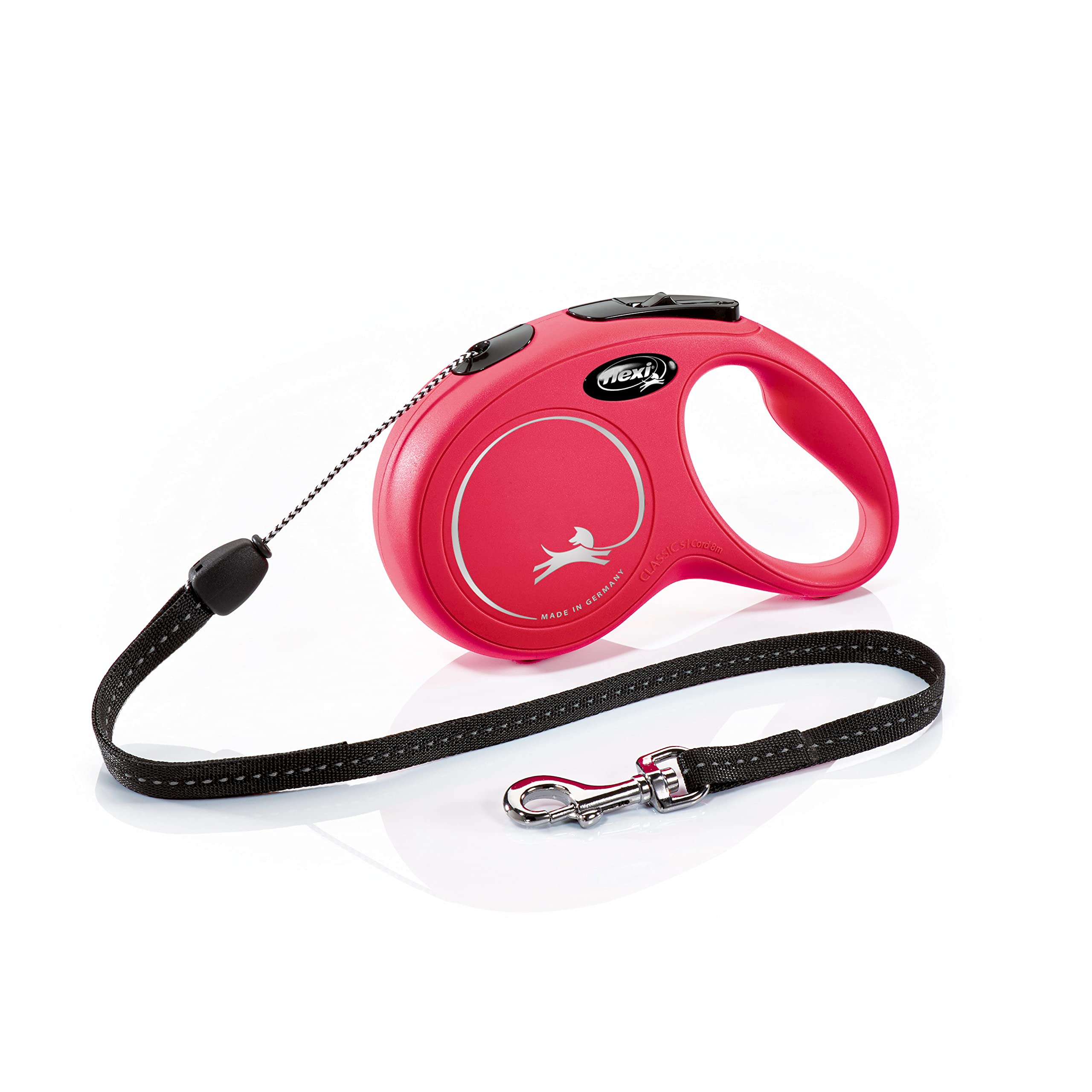 flexi New Classic Cord Retractable Lead Red Small 8m 12kg โ image 1