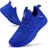 Feethit Mens Non Slip Walking Sneakers Lightweight Breathable Slip on Running Shoes Athletic Gym Tennis Shoes for Men