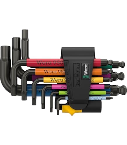 Amazon.com: Wera 5133164001 950/9 Hex-Plus Multicolour 2 L-key set