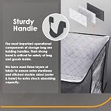 KURNI Storage Bags Clothes Organizer 6 Pack 90L Large 3 Sided Zipper view 6