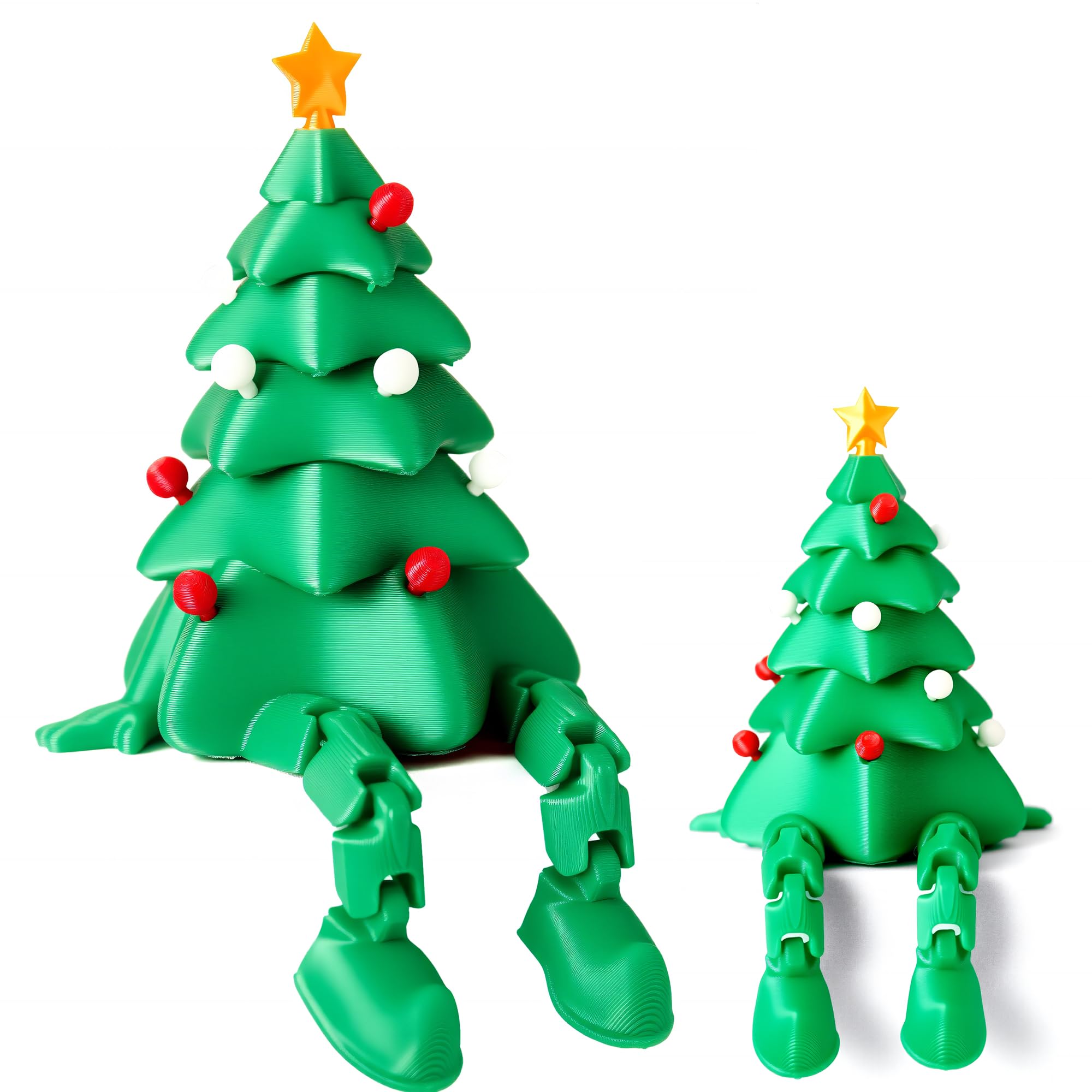 Photo 1 of **MISSED PARTS**
Yipintang 3D Printed Christmas Tree Desk Decor with Articulated Legs – Cute Holiday Desktop Figurine for Room & Office