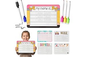 UIDMEN Personalized Name Tracing Board for Kids, Custom Name Acrylic Dry Erase Board, Letter Tracing for Kids Ages 3-5, Name 
