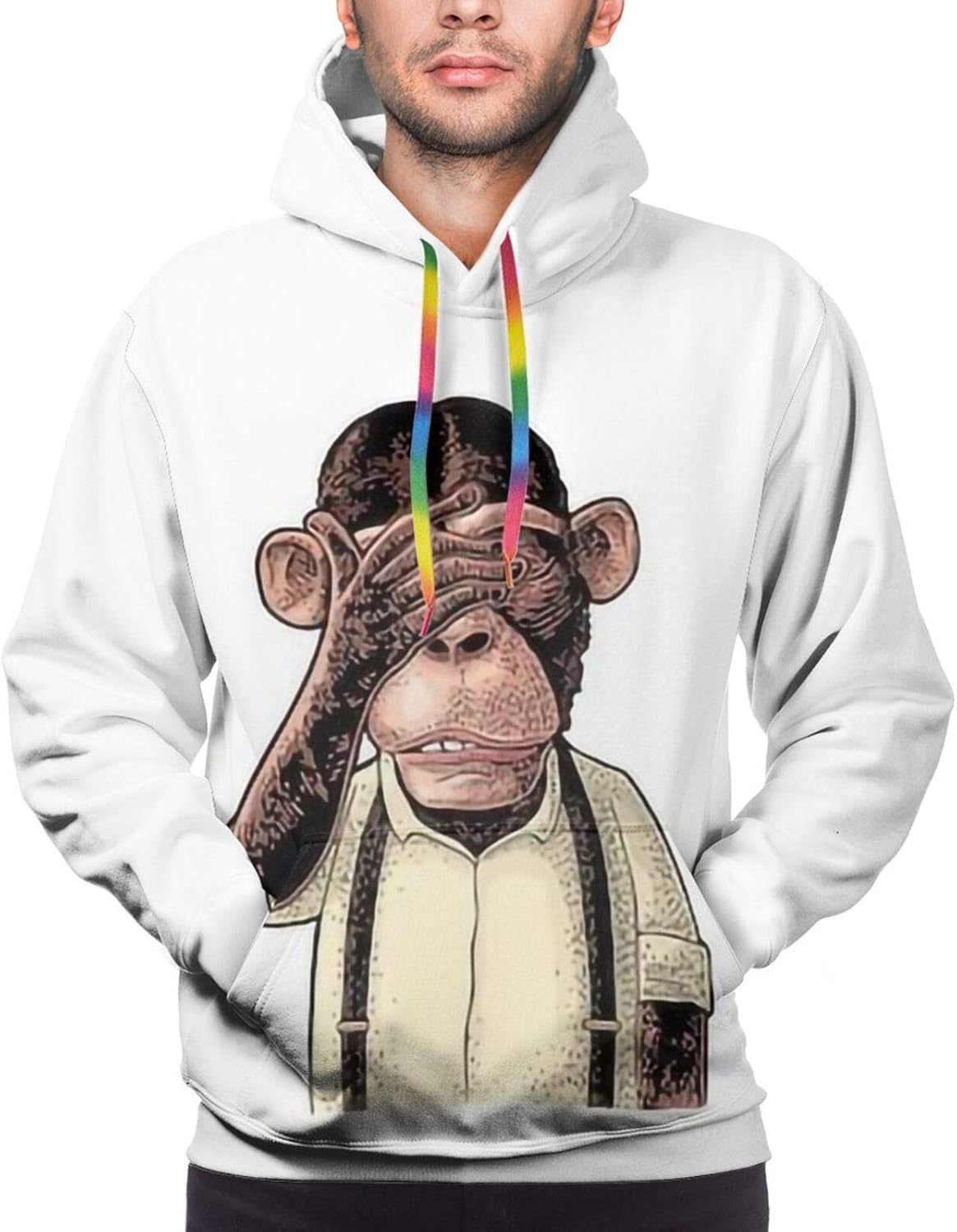 Funny Monkey Unisex 3d Hoodie Cool Pullover Long Sleeve Hooded