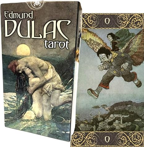 Amazon タロットカード 78枚 タロット占い エドマンド デュラック タロット Edmund Dulac Tarot 日本語解説書付き 正規品 カードゲーム トランプ おもちゃ