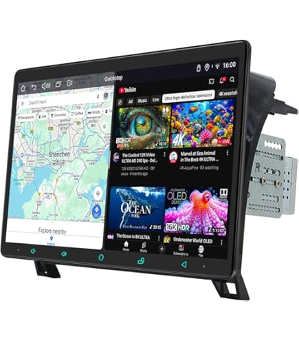 Amazon.com: Radio de coche de 12.1 pulgadas Android 13 Tesla Style