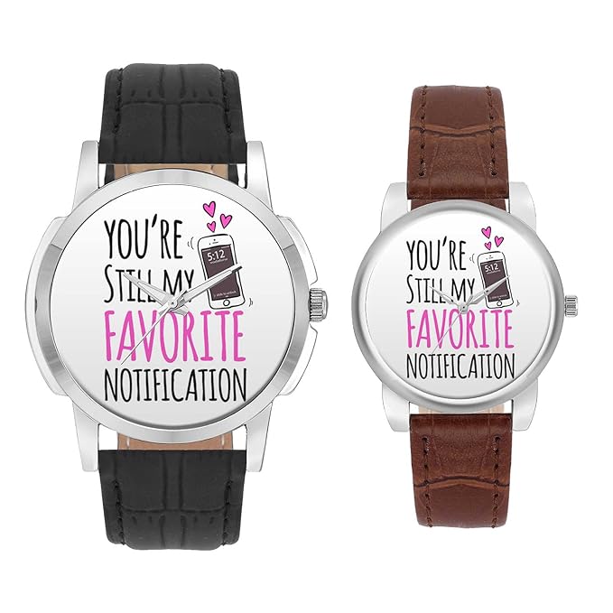 Gifts for Couple, Multicolor Dial Wrist Watch for Men and Women