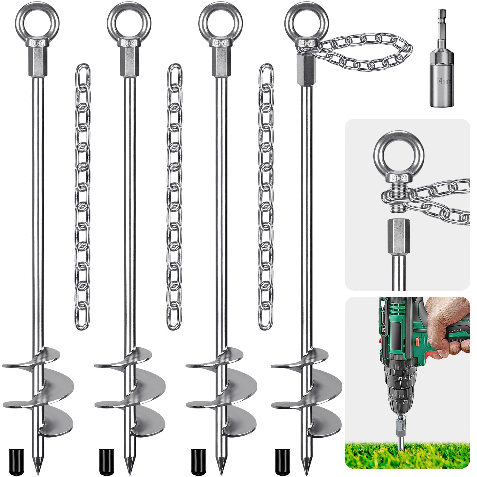 screw tie down anchors