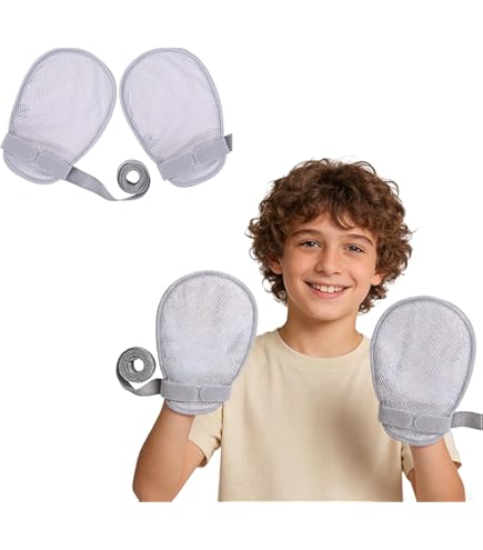 Amazon.com: ANBANREY Anti-Scratch Mittens for Autism & Sensory