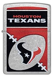 Zippo NFL Houston Texans Street Chrome Pocket Lighter