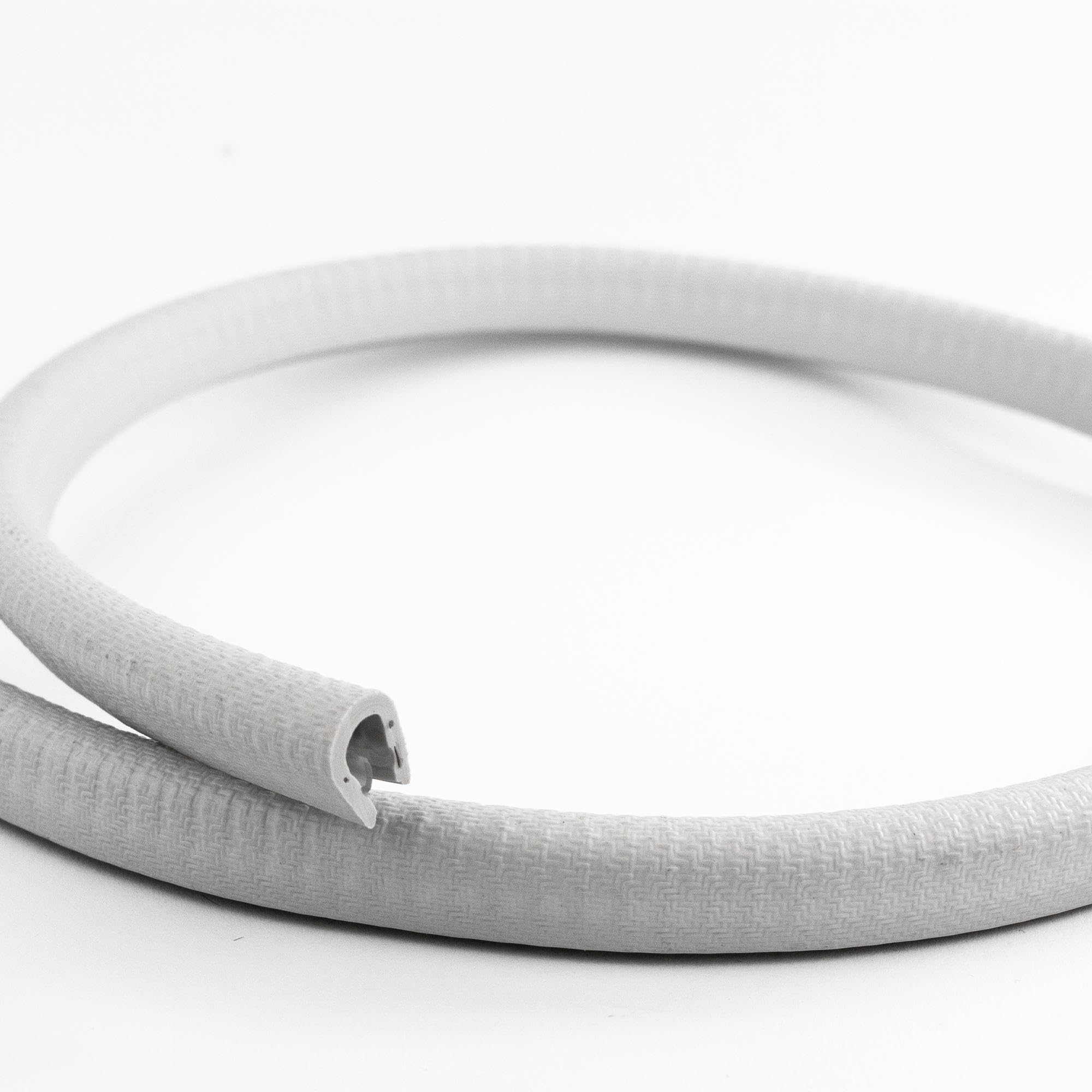 EUTRAS Edge Protector 1170 KS1102 Clamping Profile Piping – Clamping Range 1-4.5 mm – Light Grey – 5 m