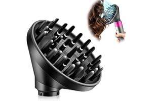 MOUPAA Upgraded Diffuser Attachment for Dyson Curling Iron HS05 HS03 HS01, Portable Hair Dryer Diffuser Nozzle Converting for Airwrap Styler To Hair Dryer