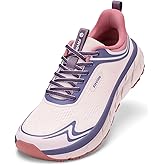 FitVille Women's Wide Toe Box Walking Shoes Breathable Sneakers Non-Slip Athletic Tennis Running Shoes for Swollen Feet Heel Pain Relief - FlowCore V6