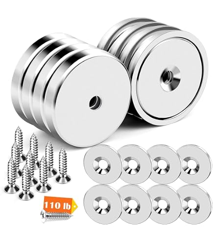 Lot De 2 Aimants Néodyme Puissants 3.5 - Pour Pièces/défectueux
