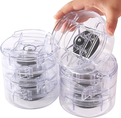 Patas redondas elevadoras para muebles y camas, juego de 4 piezas