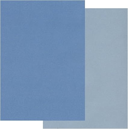 Carta Pergamenata In Due Tonalita Di Blu Dimensione A5 Confezione Da 20 Fogli Amazon It Cancelleria E Prodotti Per Ufficio