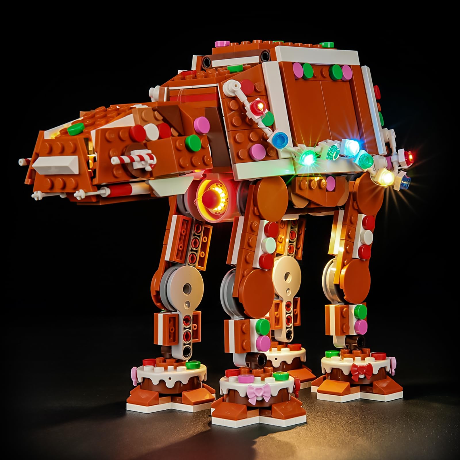YEABRICKS LED Light for Lego-40806 star wars Gingerbread AT-AT Walker Building Blocks Model (Building Set NOT Included)