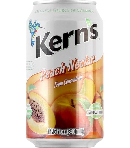 Amazon.com : Kern's Peach Nectar Lata Botella - Made with Fresh
