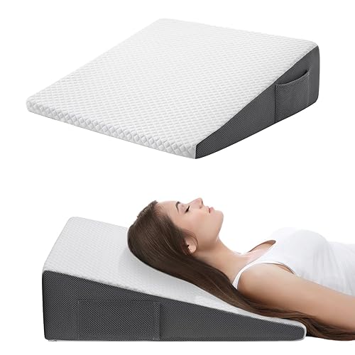 Cozymaker Bed Wedge Pillow for Sleeping After Surgery, Back