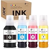 Hiipoo Refill Ink Bottle Replacement for T502 502 Ink for Epson ET-2750 ET2720 ET-2803 ET-2800 ET-2980 ET-3750 ET-4750 ET-376