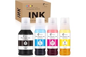 Hiipoo Refill Ink Bottle Replacement for T502 502 Ink for Epson ET-2750 ET2720 ET-2803 ET-2800 ET-2980 ET-3750 ET-4750 ET-376