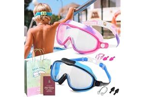 2026 New Splashy Eyes Goggles Kids, Hd Children'S Large Frame Waterproof And Anti-Fog Swimming Goggles