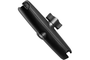 RomHaus 5.9" Metal Double Socket Arm for RAM B Size 1"/25mm Ball Mount Extension Long Arm, Mount Accessories for Gopro/GPS/Ph